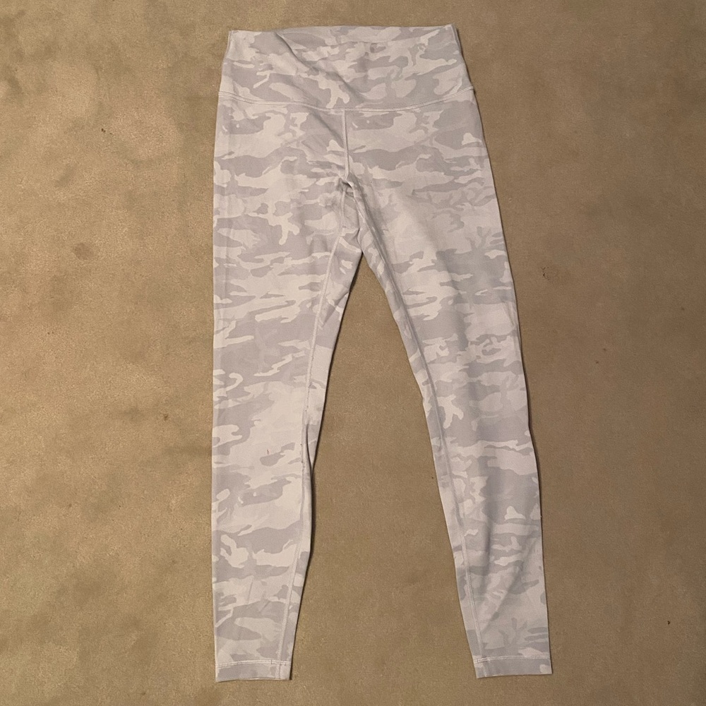 lululemon athletica Gray Camo Leggings